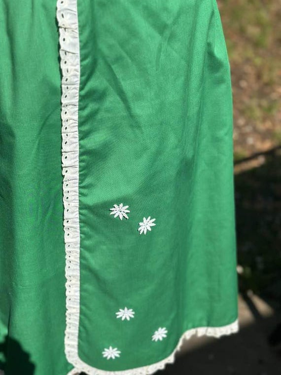 Vintage 70s Reversible Wrap Patchwork Floral Skir… - image 7