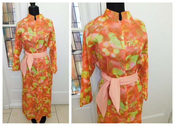 1970's Van Raalte At Home Wear Lounging Robe - Vi… - image 1