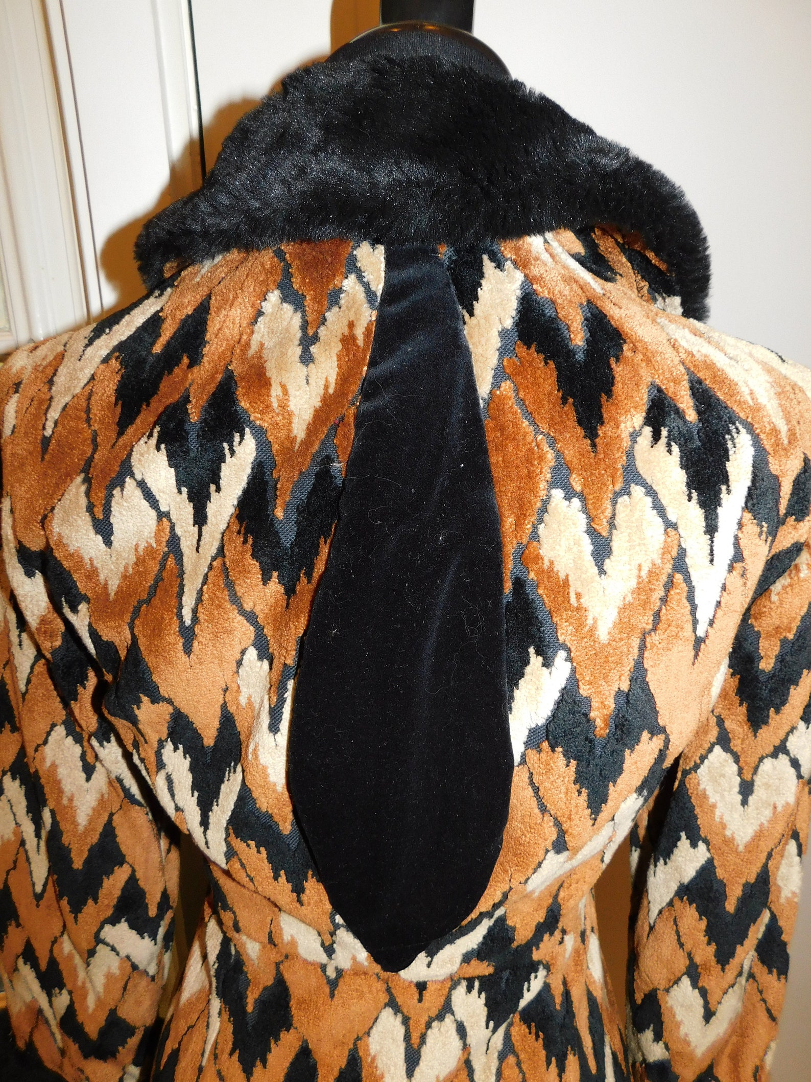 Vintage 60s Tapestry Carpet Coat Penny Lane Coat Retro Etsy