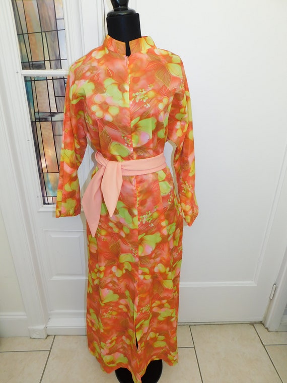 1970's Van Raalte At Home Wear Lounging Robe - Vi… - image 2