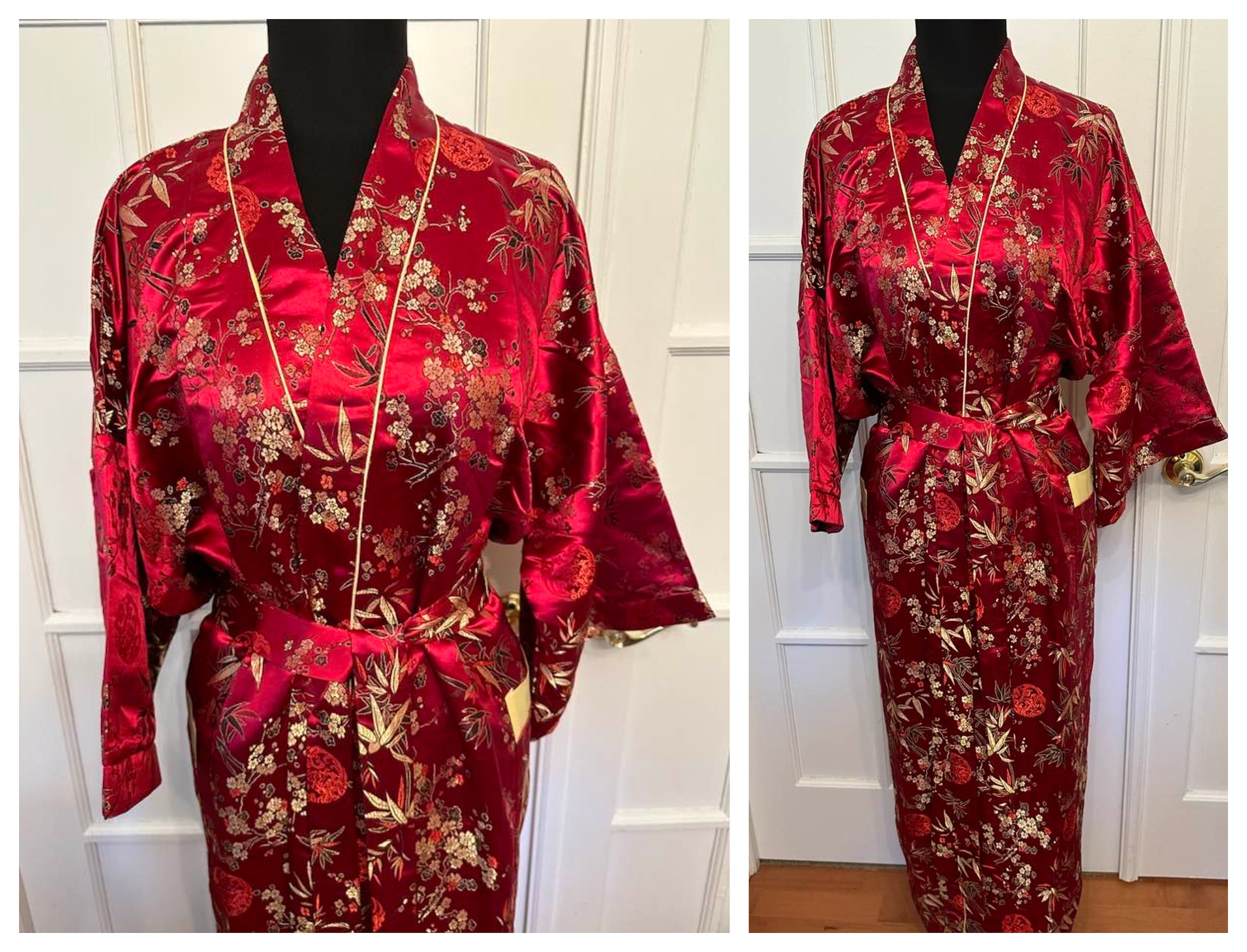 asian silk robe