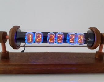 Nixie clock IN12 tubes Chimney by Monjibox