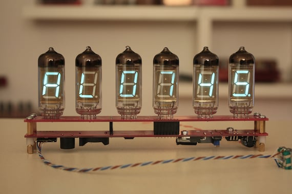 Vfd Iv11 Alarm Clock Assembled Kit Nixie Era By Monjibox Etsy