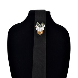 Wedding black necktie with Swarovski crystals | suede, sparkling | birthday, anniversary gift