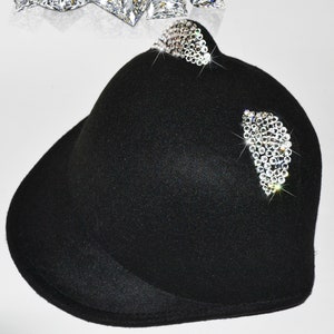 Sparkling exclusive fashion cat hat | with Swarovski crystals