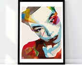 Women Inspired print | llustration art giclée print |music print ,print, Wall decor, signed art, music poster, girl power