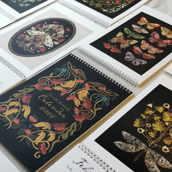 Art Calendar Etsy