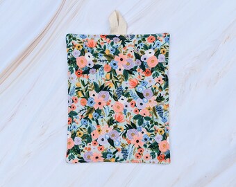 Petite Print Garden Party Mint Rifle Paper Co Floral Pot Holder
