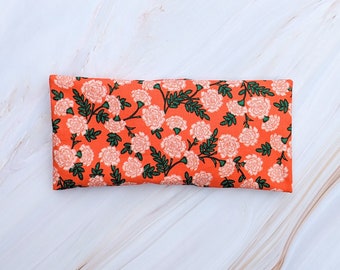 Dianthus Red Cream Relaxing Eye Pillow - Use Hot or Cold