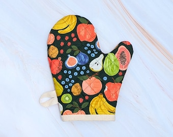 Fruit Stand Hunter Rifle Paper Co Floral Oven Mitt