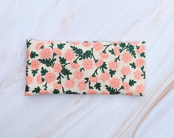 Dianthus Blush Cream Relaxing Eye Pillow - Use Hot or Cold
