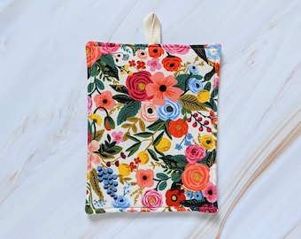 Garden Party Cream Rifle Paper Co Floral Pot Holder