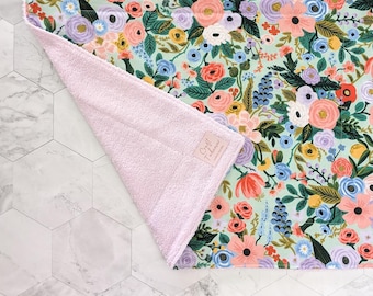 Garden Party Mint Rifle Paper Co Dish Drying Mat