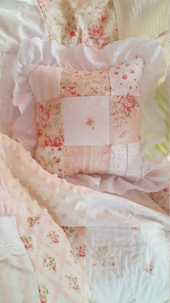 shabby chenille baby bedding