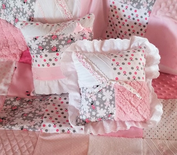 Custom Vintage Ladybug Chenille Baby Bedding Set For Jonna Etsy