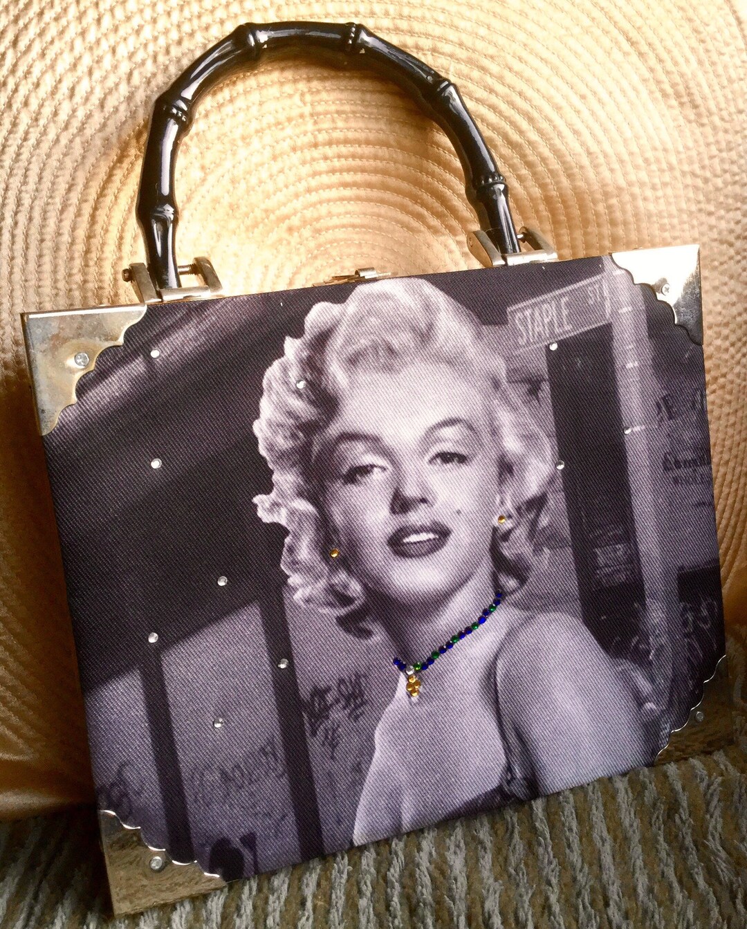 Sold at Auction: Marilyn Monroe Hand Made Cigar Box Hand Bag