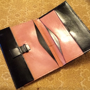 Leather Wallet - 1950s Vintage Leather Wallet from Hispania Manufacturas Ubrique Cadiz, Original Boxed & Unused