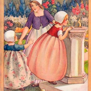 Książka Rosie-Posie – zabytkowa, pierwsza edycja książki dla dzieci z 1912 r.