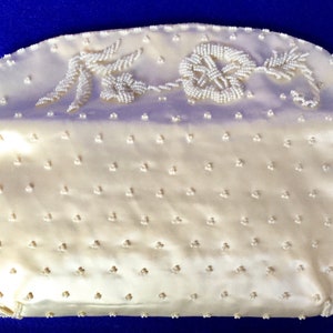 1930s Vintage Perlen Hochzeit Clutch Geldbörse Bild 6