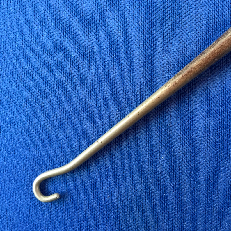 Ebony Handle /& Metal Hook Victorian Buttonhook
