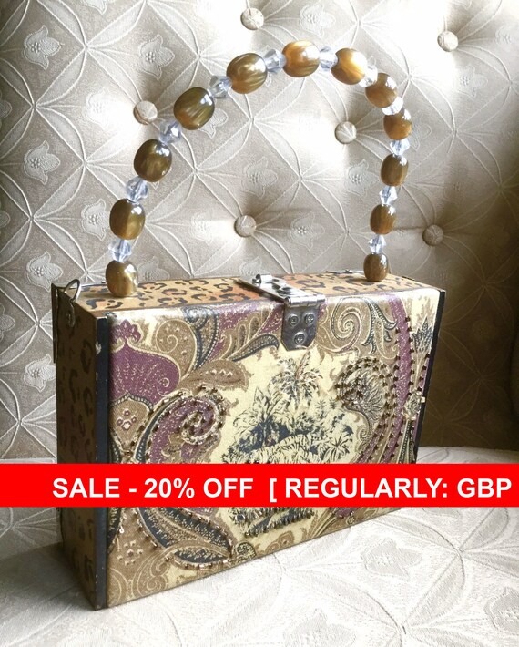 Panther Cigar Box Bag