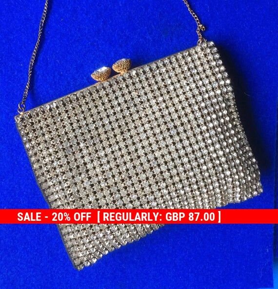 Fabulous Diamanté Evening Bag 1930s