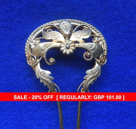 Edwardian Art Nouveau Hat, Shawl or Hairpin