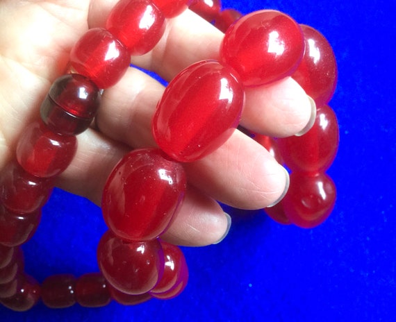 Beautiful ‘Cherry Red’ Beads - image 1