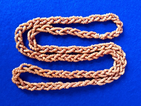 Collier Ou Sautoir Vintage En Bakélite – Bijou Ancien, Occasion – Style Rétro Années 50
