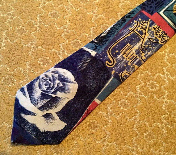 m&s blue tie