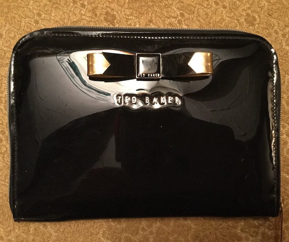 ted baker chic black purse clutch Evening bag ￼cross body New | eBay