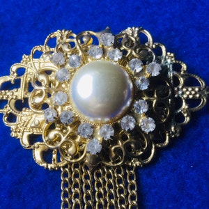 Bohemian Waterfall Brooch