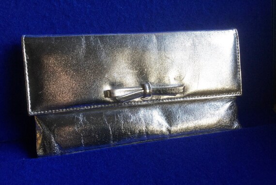 Silver Lame Evening Bag