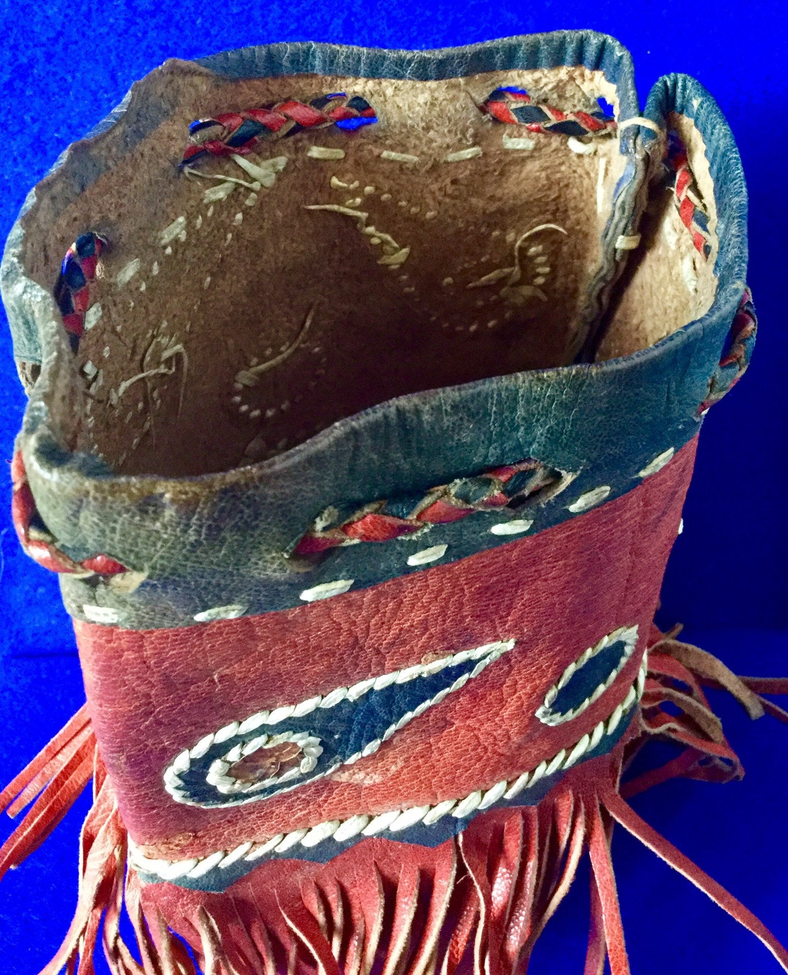 Early 20th Century Small Hand Made Native American Fringed Etsy