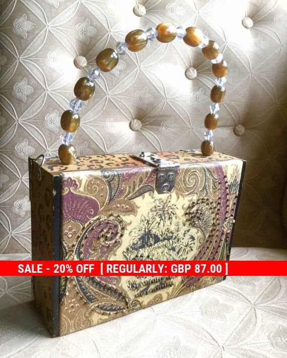 Panther Cigar Box Bag