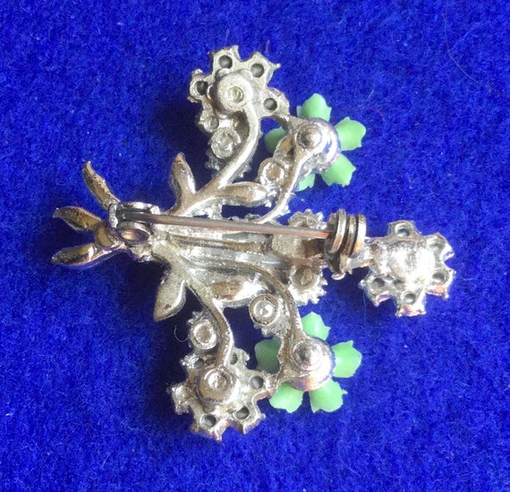 Charming Flower Bouquet Brooch - image 9