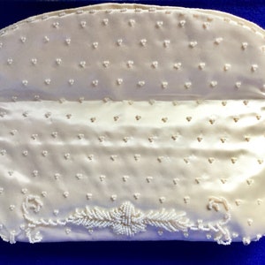 1930s Vintage Perlen Hochzeit Clutch Geldbörse Bild 5