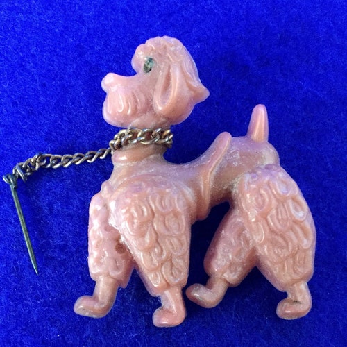 1950s Vintage Pink Poodle Digital Print Recreation of 1950s | Etsy
