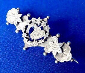 Victorian silver sweetheart brooches deals