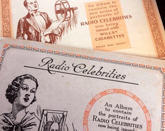 Wills Cigarette Cards Radio Celebrities Series One and Series Two 1934 &  1935