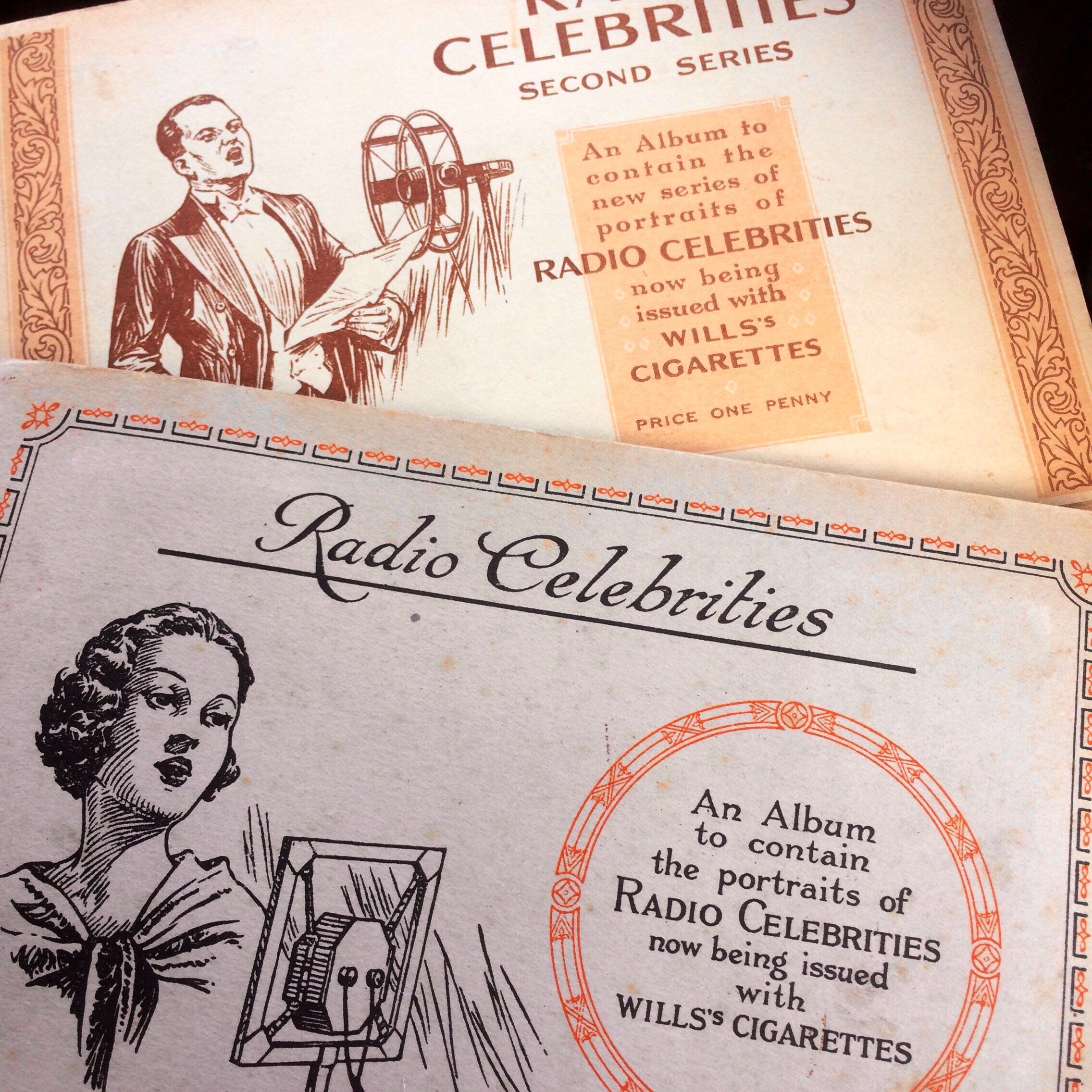 Wills Cigarette Cards Radio Celebrities Series One and Series Two 1934 &  1935