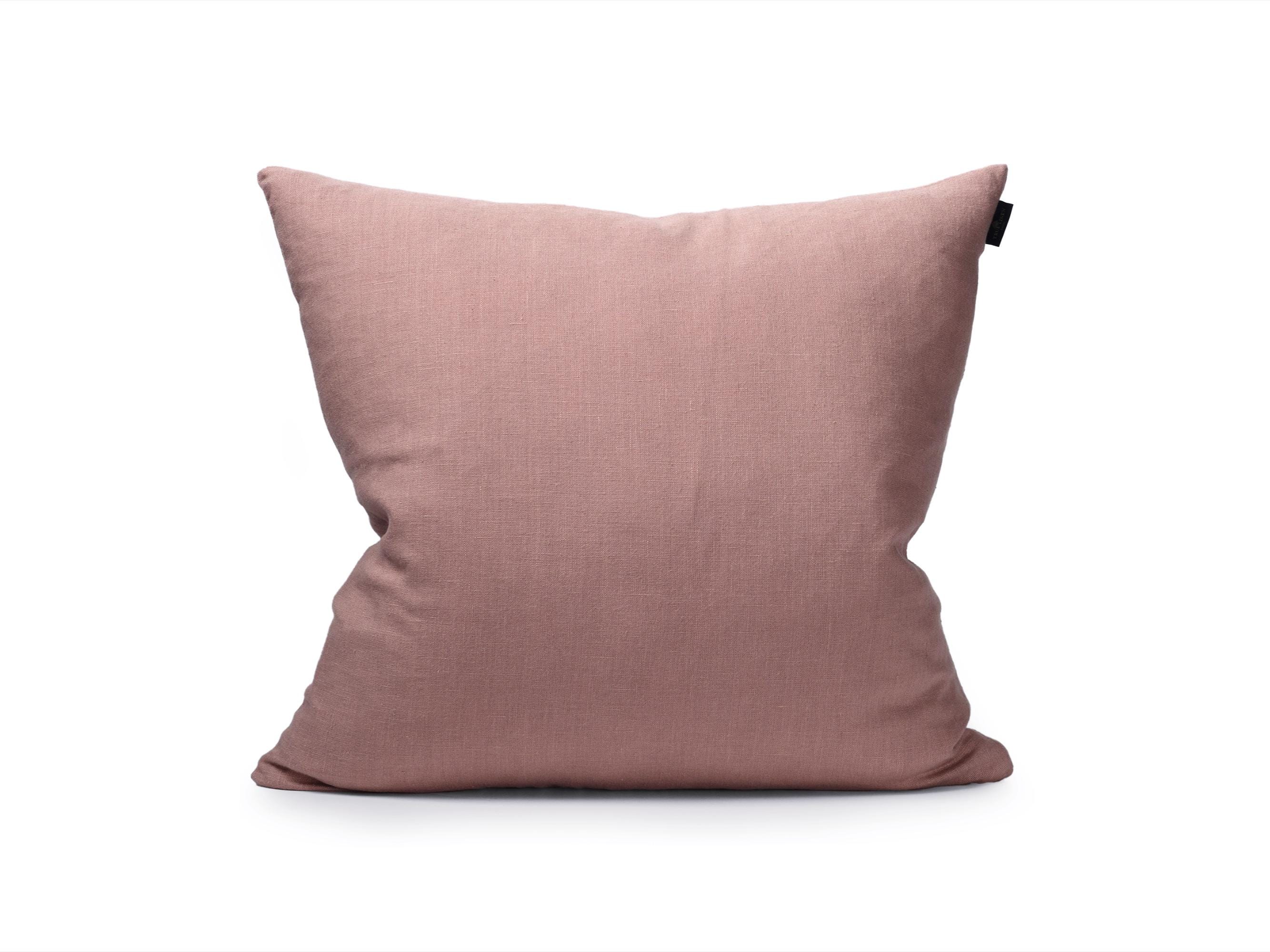 Clay Powder Linen Cushion. Linen Decor Cushion. Linen Pillow Cover. Cushion Cover