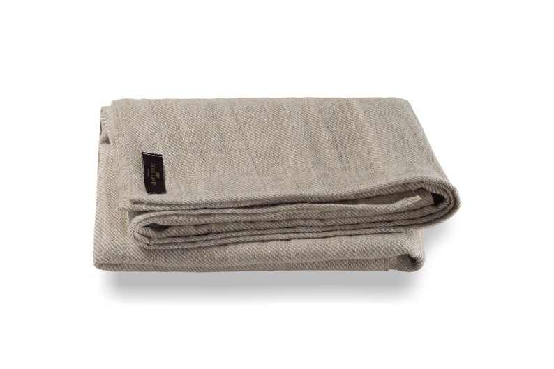 Thick Linen Bath Towel. Guest Room Towel. Heavy Weight Linen Towel. Huckaback Towel. image 3