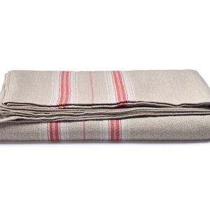 French Country Natural Linen Tablecloth image 9