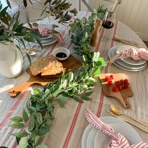 French Country Natural Linen Tablecloth image 6