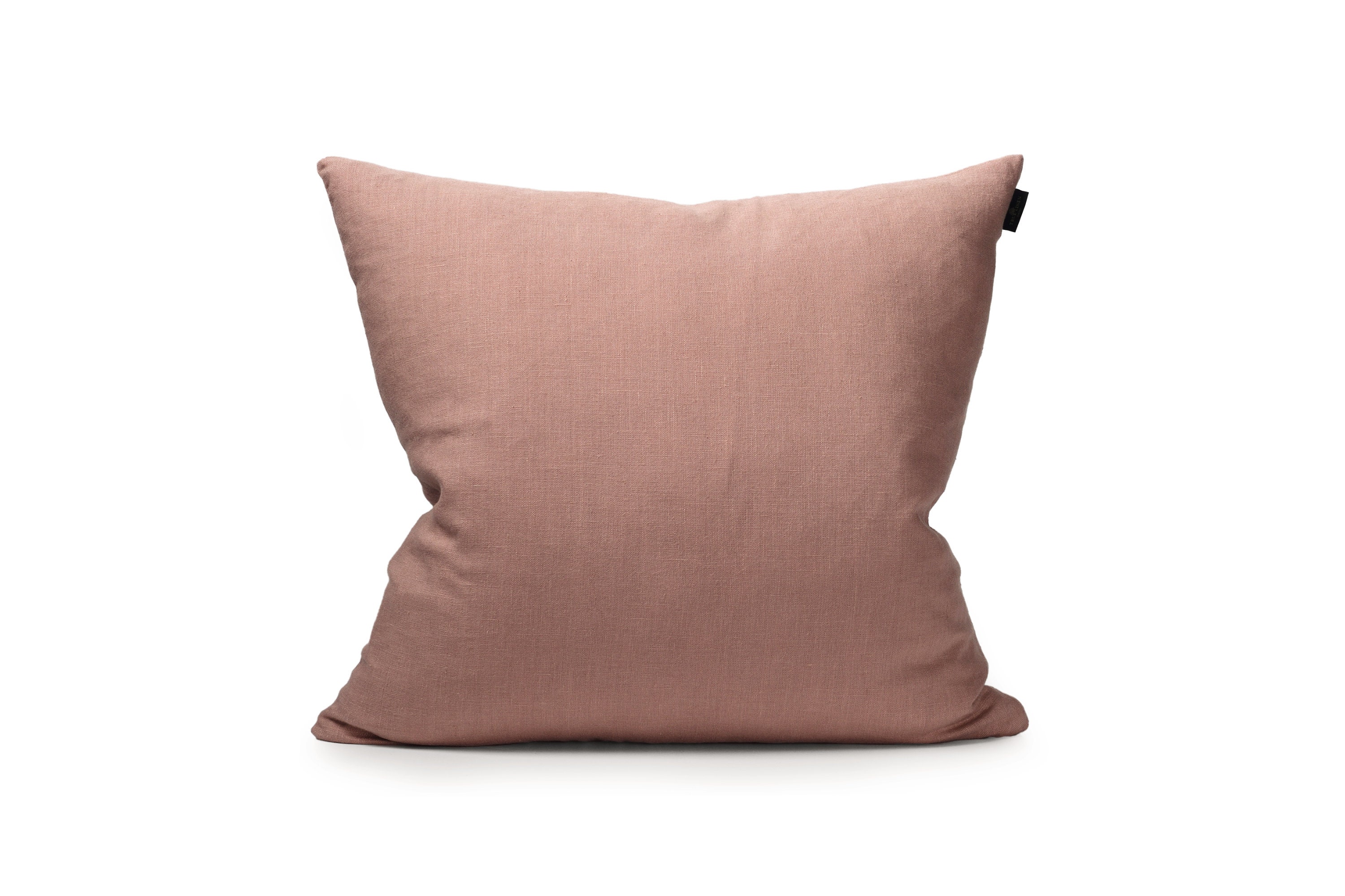 Clay Powder Linen Cushion. Linen Decor Cushion. Linen Pillow Cover. Cushion Cover