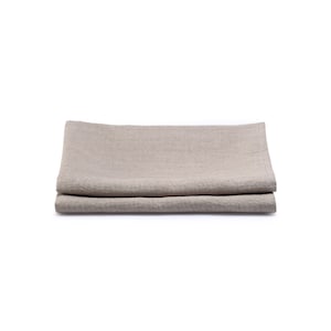 Stone Washed Natural Linen Napkin - Set of 2