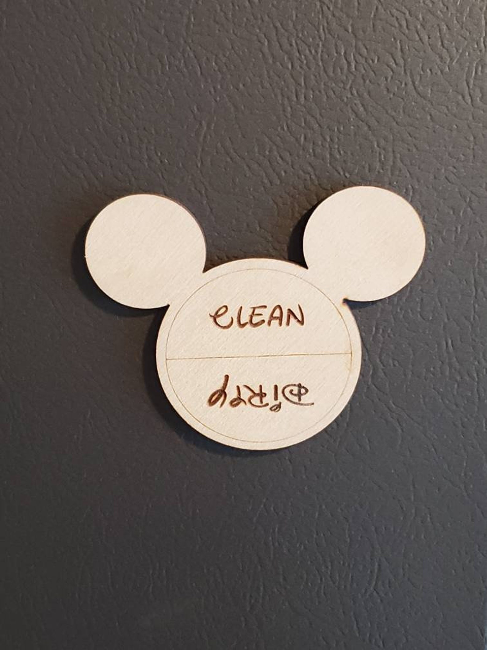 Mickey Mouse Disney Dishwasher Clean Dirty Status Etsy