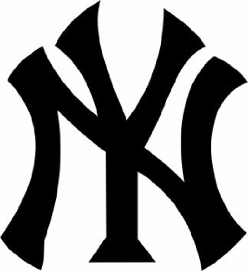 New York Yankees Car Decal Computer Sticker Window Decal Etsy
