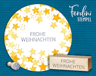 Stempelset · Frohe Weihnachten + Stern